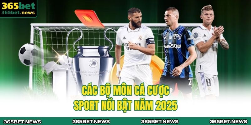 Các bộ môn cá cược sport nổi bật năm 2025